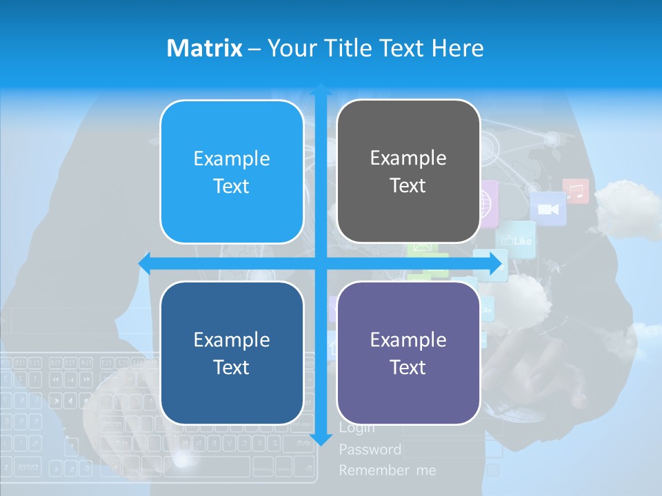 Isolated Friends Person PowerPoint Template