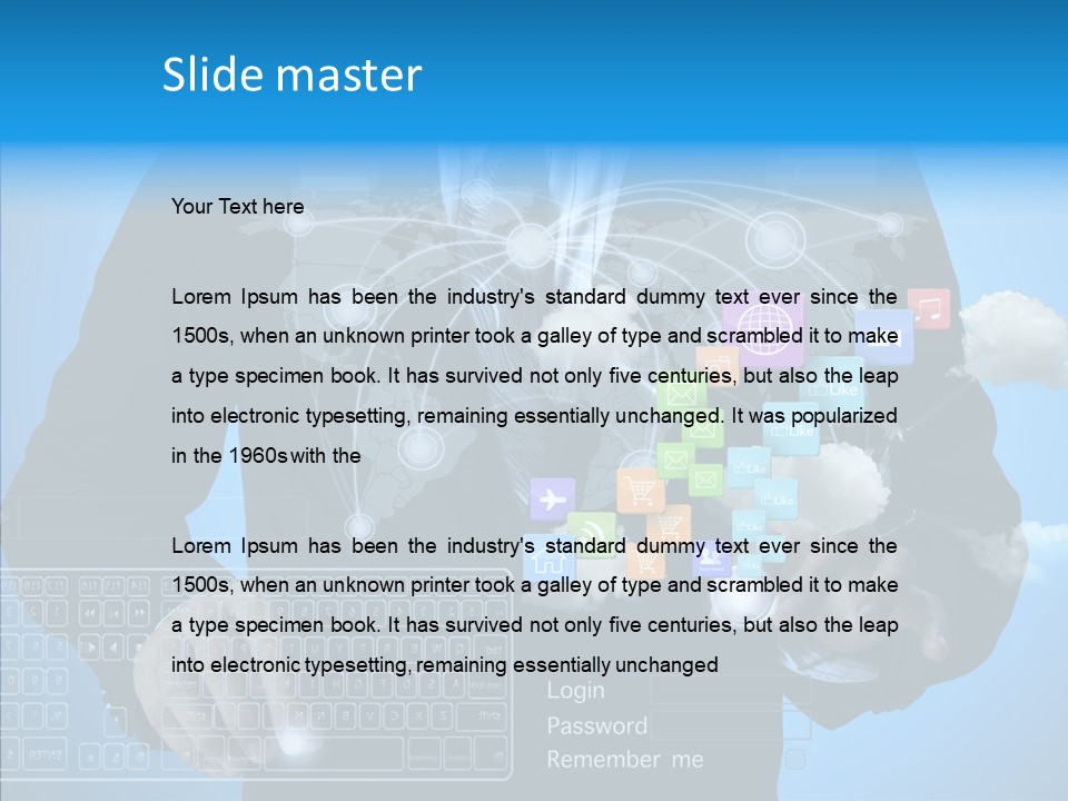 Isolated Friends Person PowerPoint Template