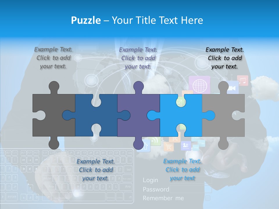 Isolated Friends Person PowerPoint Template