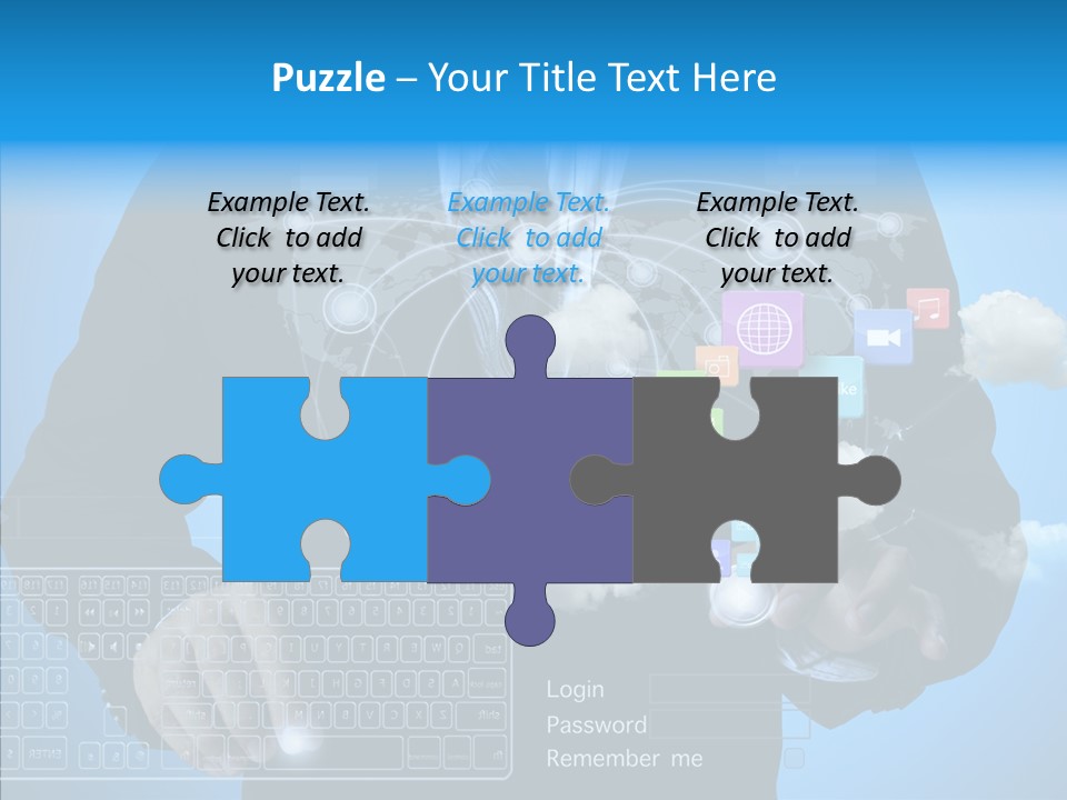 Isolated Friends Person PowerPoint Template