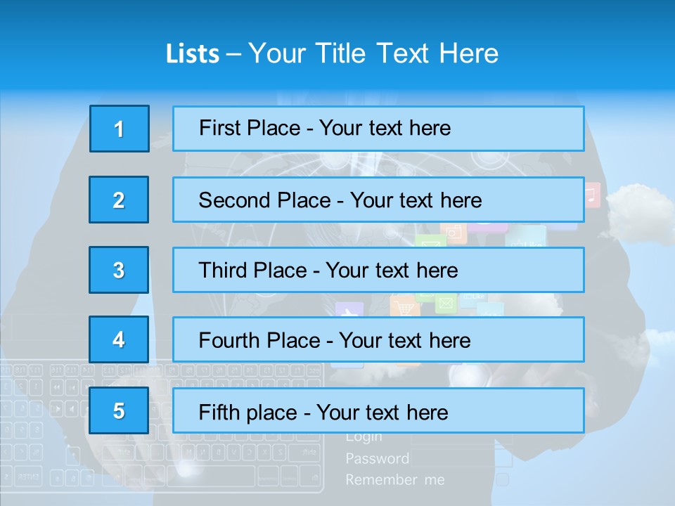 Isolated Friends Person PowerPoint Template