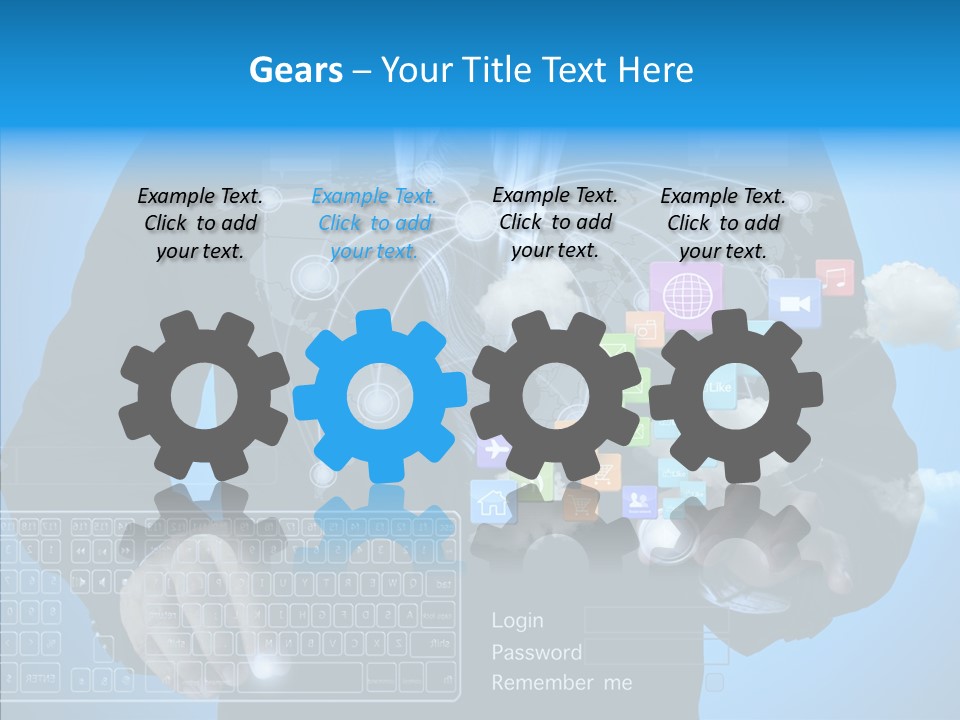 Isolated Friends Person PowerPoint Template