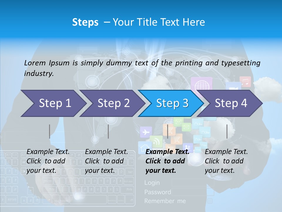 Isolated Friends Person PowerPoint Template
