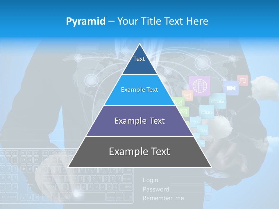 Isolated Friends Person PowerPoint Template
