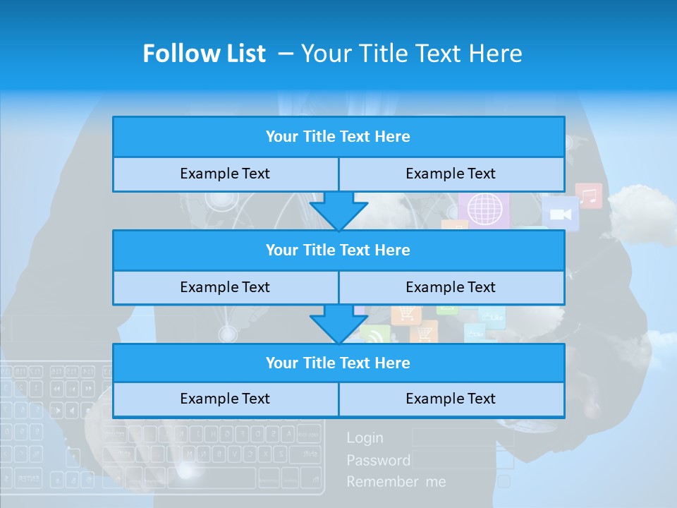 Isolated Friends Person PowerPoint Template