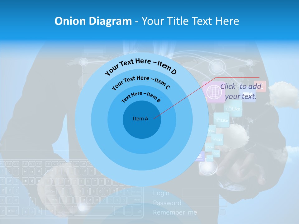 Isolated Friends Person PowerPoint Template