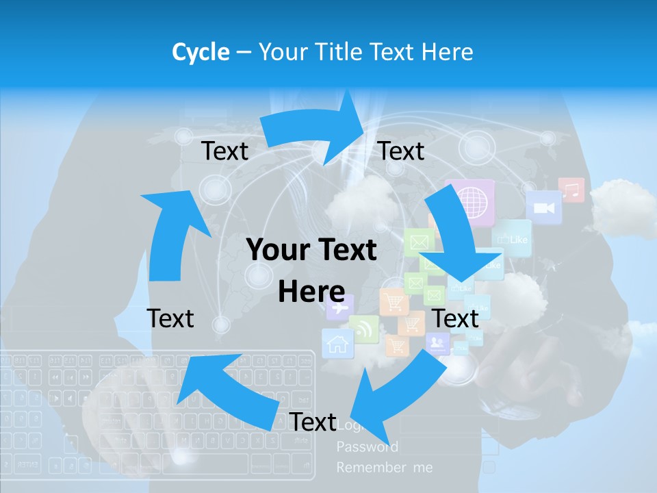 Isolated Friends Person PowerPoint Template