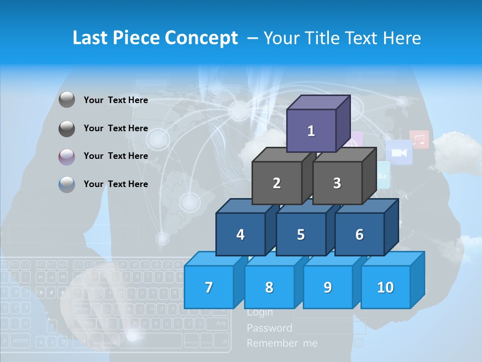 Isolated Friends Person PowerPoint Template