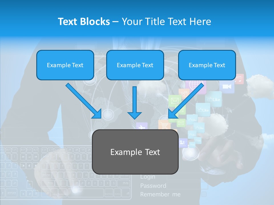 Isolated Friends Person PowerPoint Template