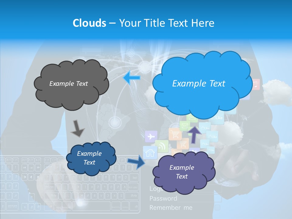 Isolated Friends Person PowerPoint Template