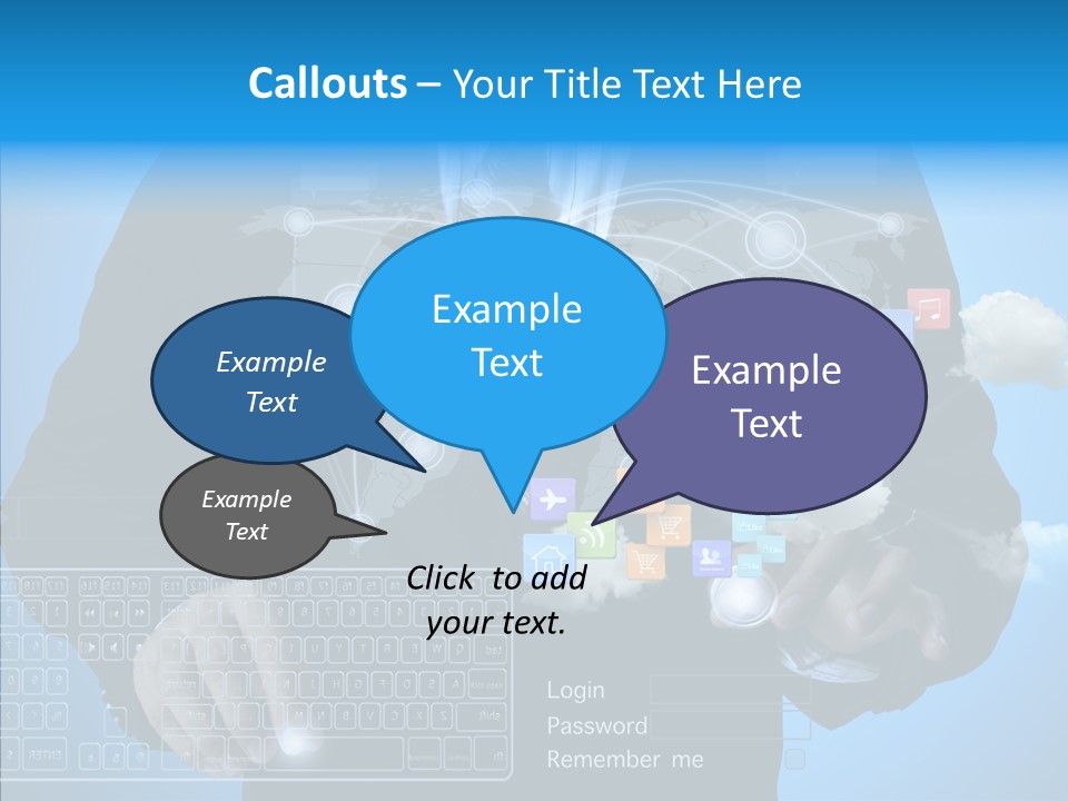 Isolated Friends Person PowerPoint Template