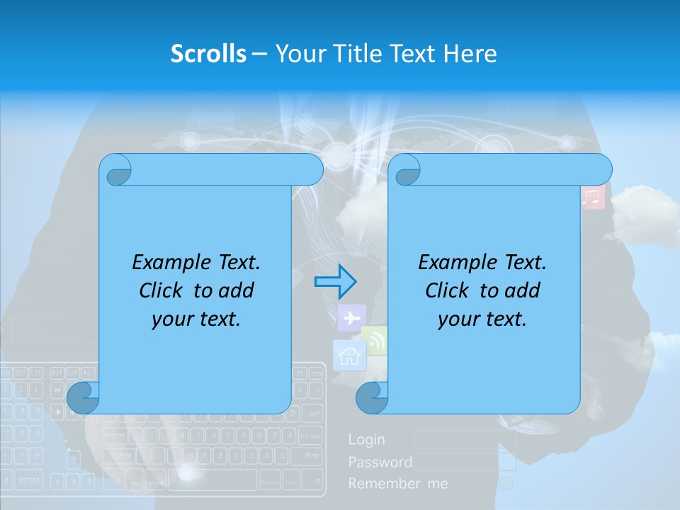 Isolated Friends Person PowerPoint Template