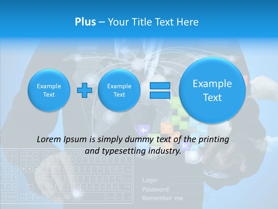 Isolated Friends Person PowerPoint Template