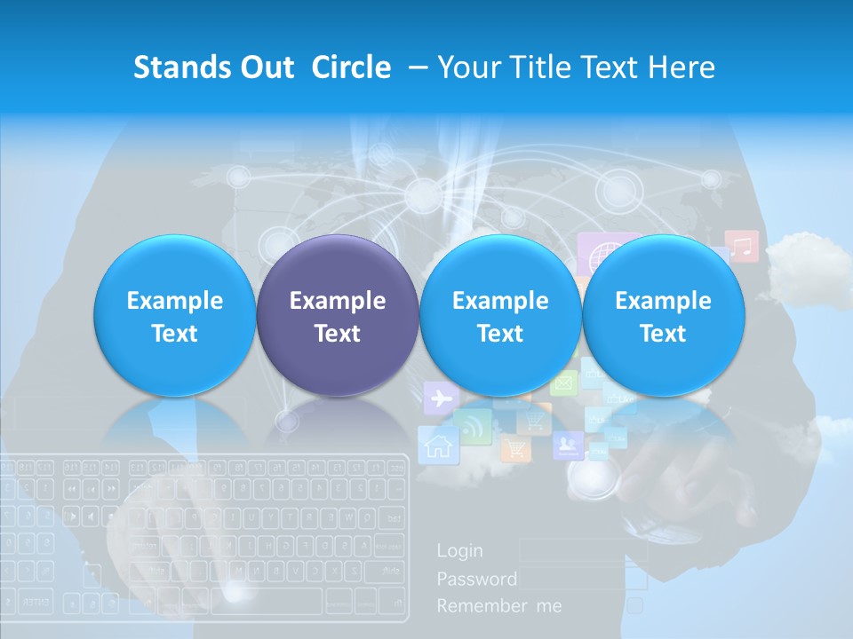 Isolated Friends Person PowerPoint Template