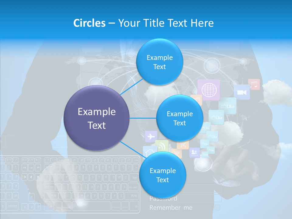 Isolated Friends Person PowerPoint Template