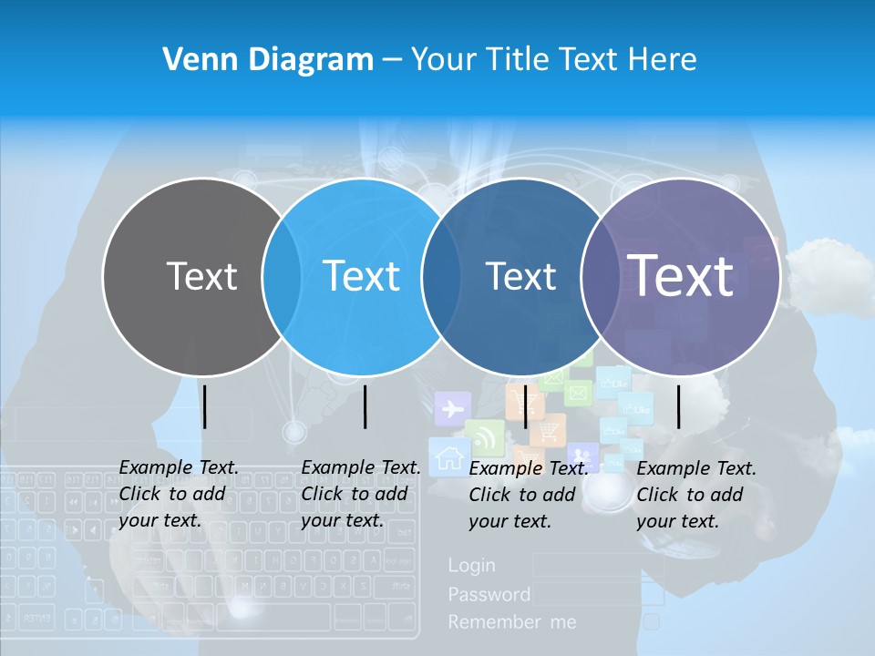 Isolated Friends Person PowerPoint Template