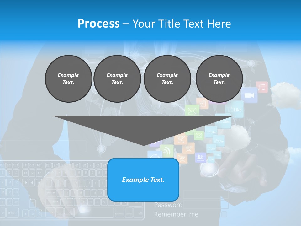 Isolated Friends Person PowerPoint Template