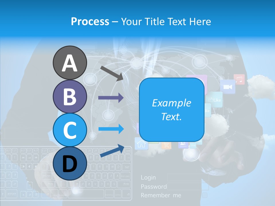 Isolated Friends Person PowerPoint Template