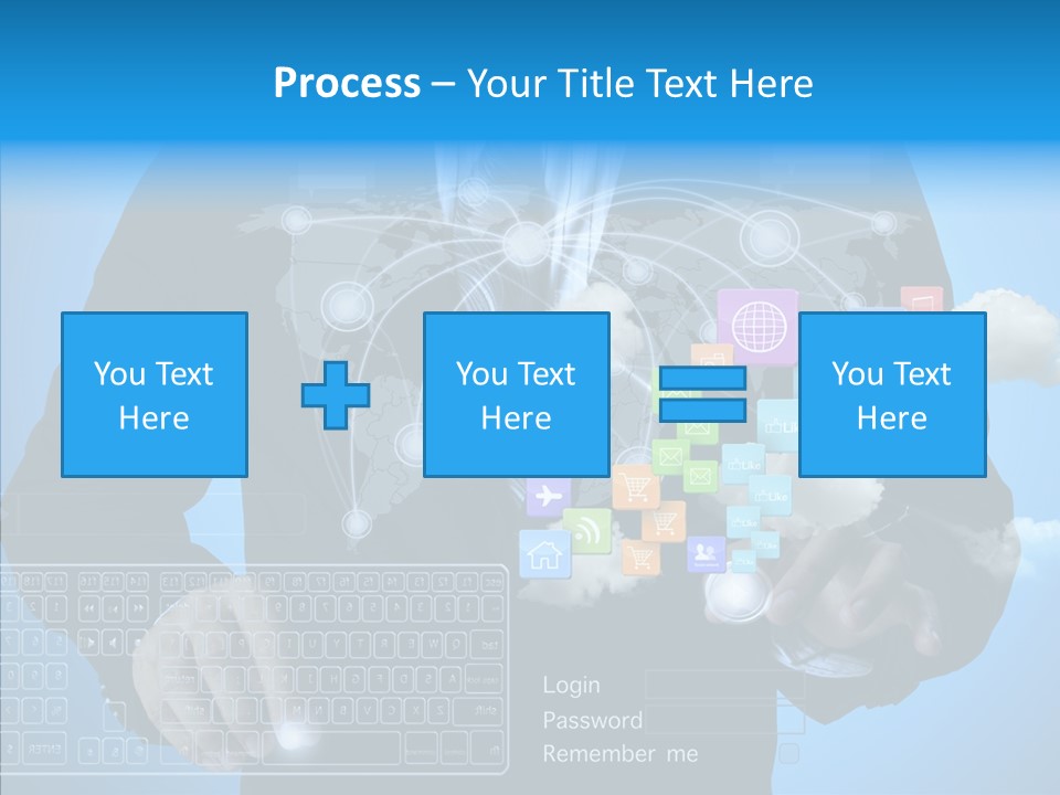 Isolated Friends Person PowerPoint Template