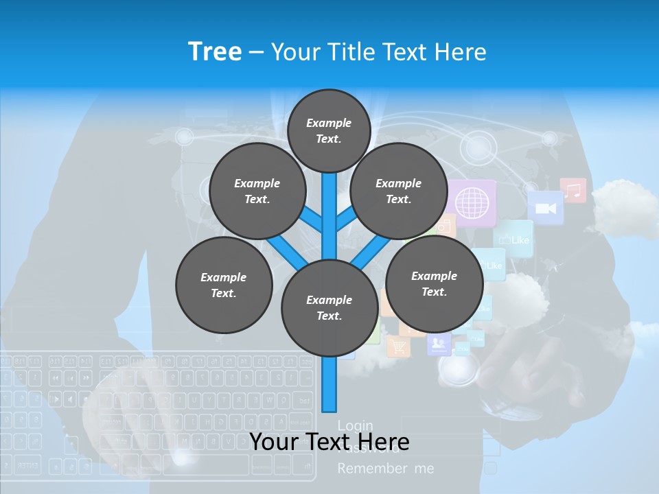 Isolated Friends Person PowerPoint Template