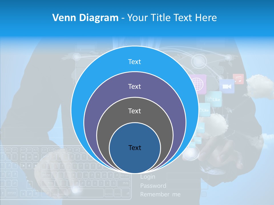 Isolated Friends Person PowerPoint Template