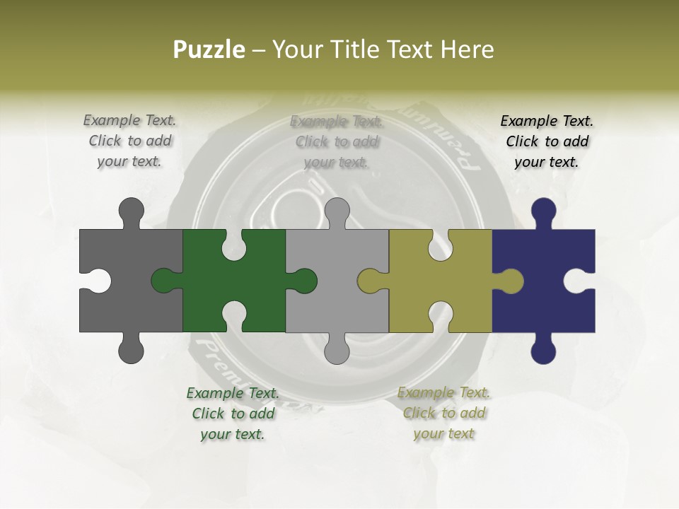 Beer Liquid Can PowerPoint Template