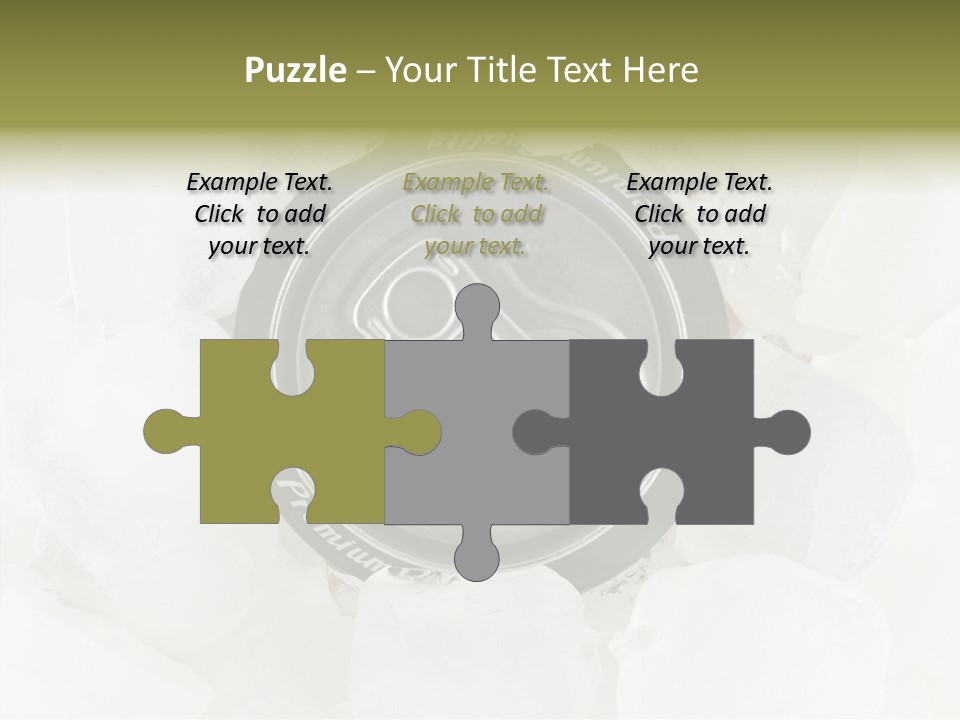 Beer Liquid Can PowerPoint Template