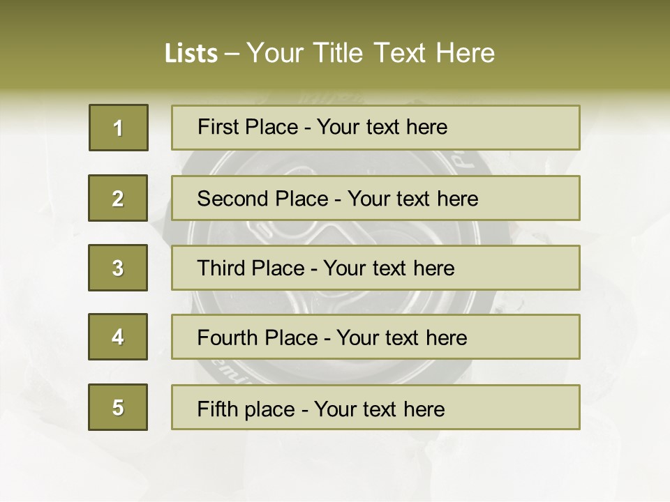 Beer Liquid Can PowerPoint Template