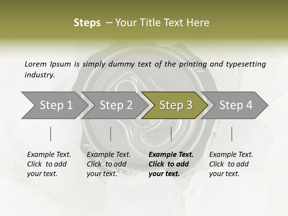 Beer Liquid Can PowerPoint Template
