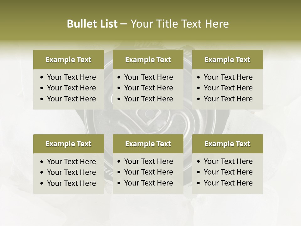 Beer Liquid Can PowerPoint Template