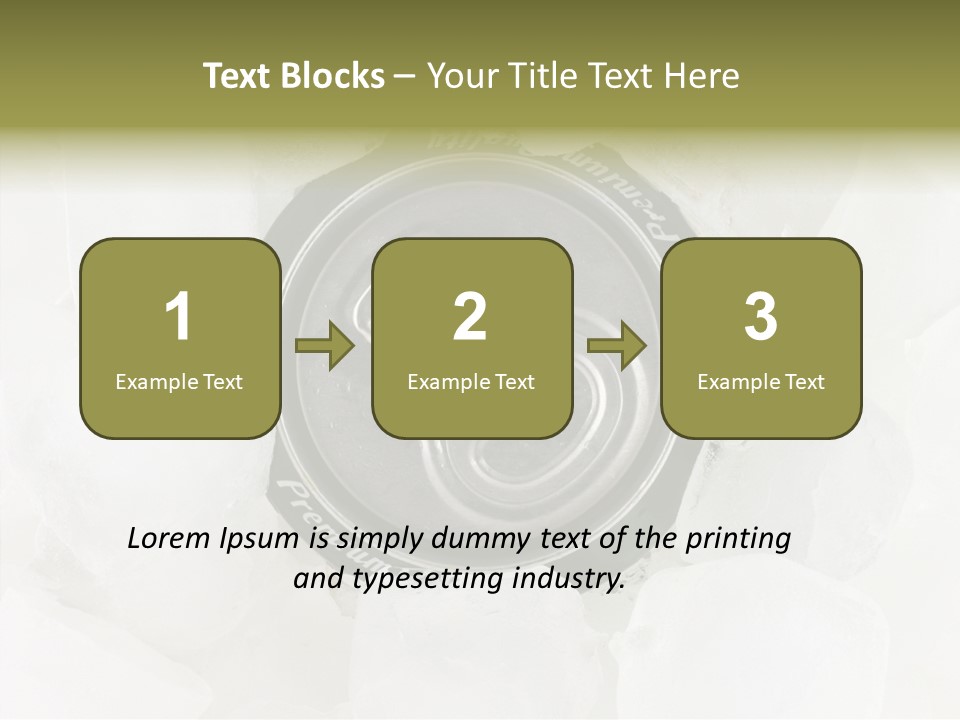 Beer Liquid Can PowerPoint Template