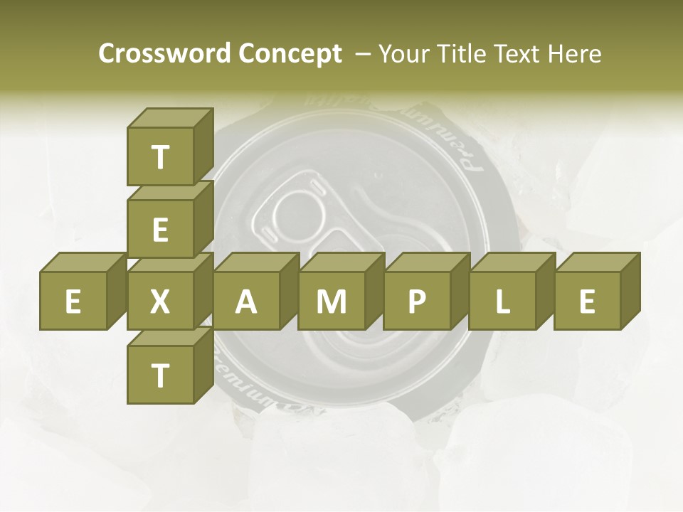 Beer Liquid Can PowerPoint Template