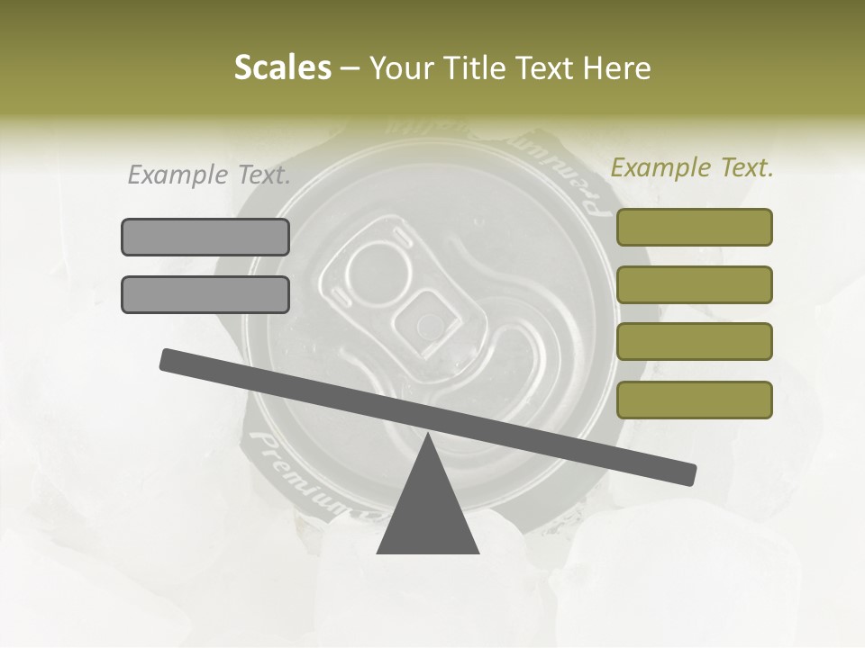 Beer Liquid Can PowerPoint Template