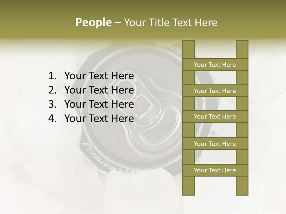 Beer Liquid Can PowerPoint Template