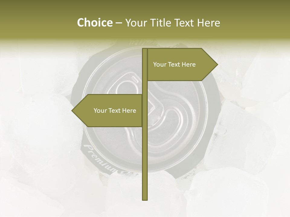 Beer Liquid Can PowerPoint Template