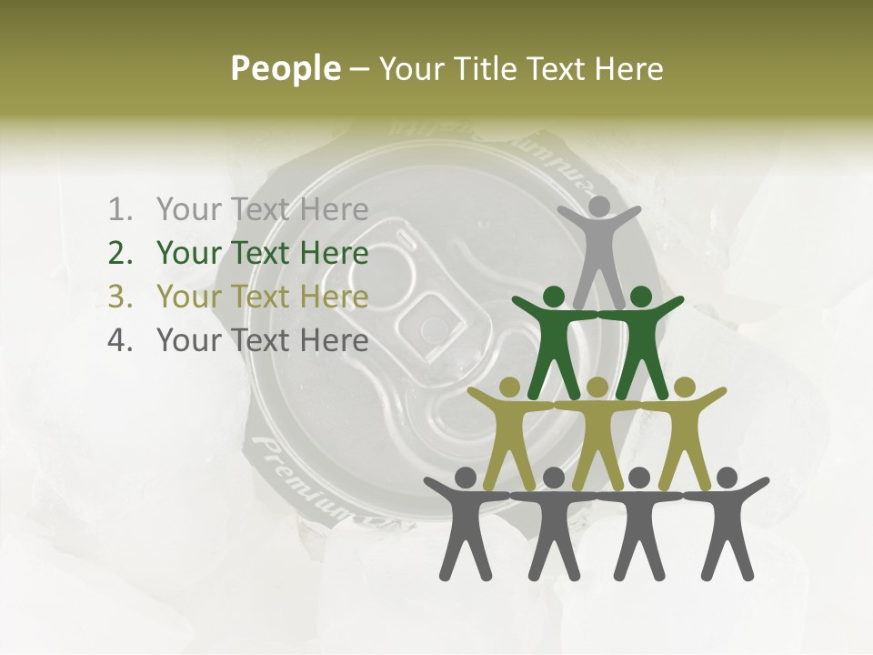 Beer Liquid Can PowerPoint Template