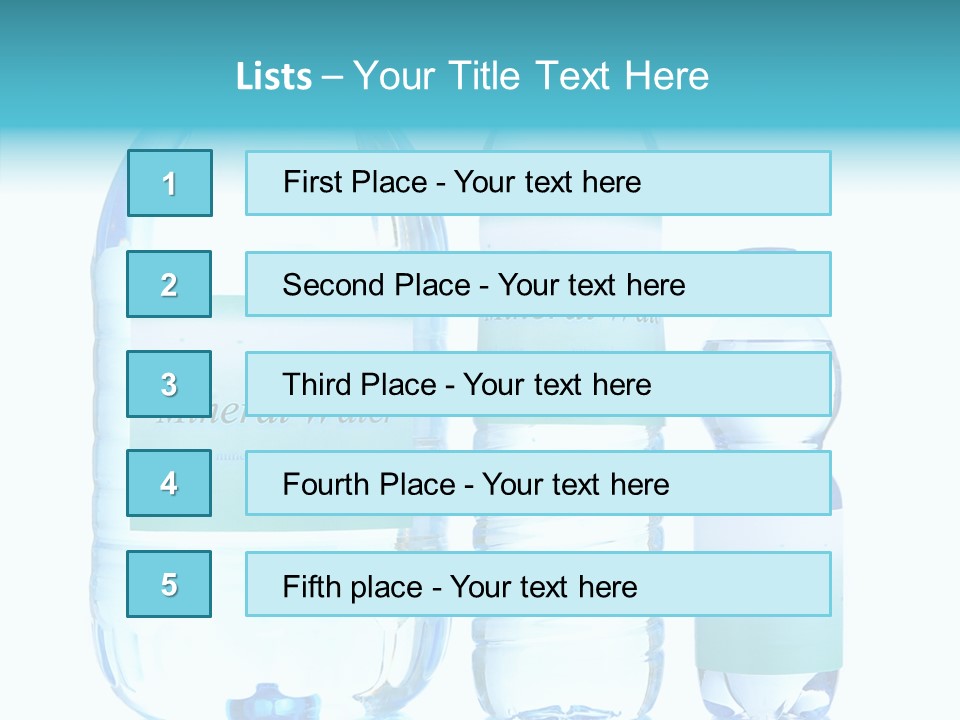 Full Mineral Water PowerPoint Template
