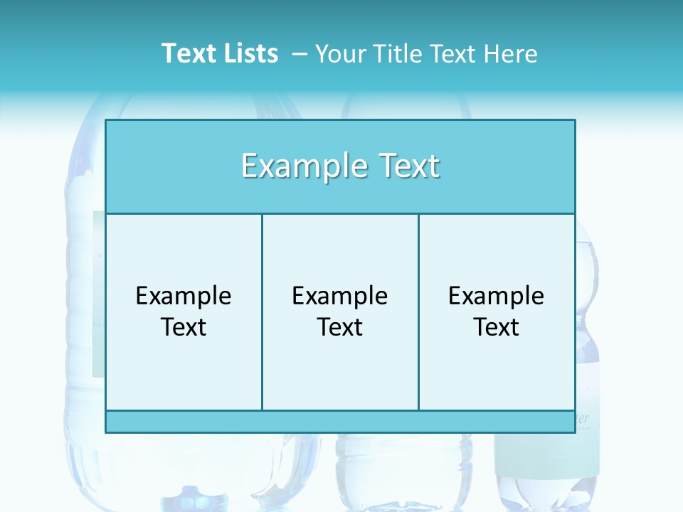 Full Mineral Water PowerPoint Template