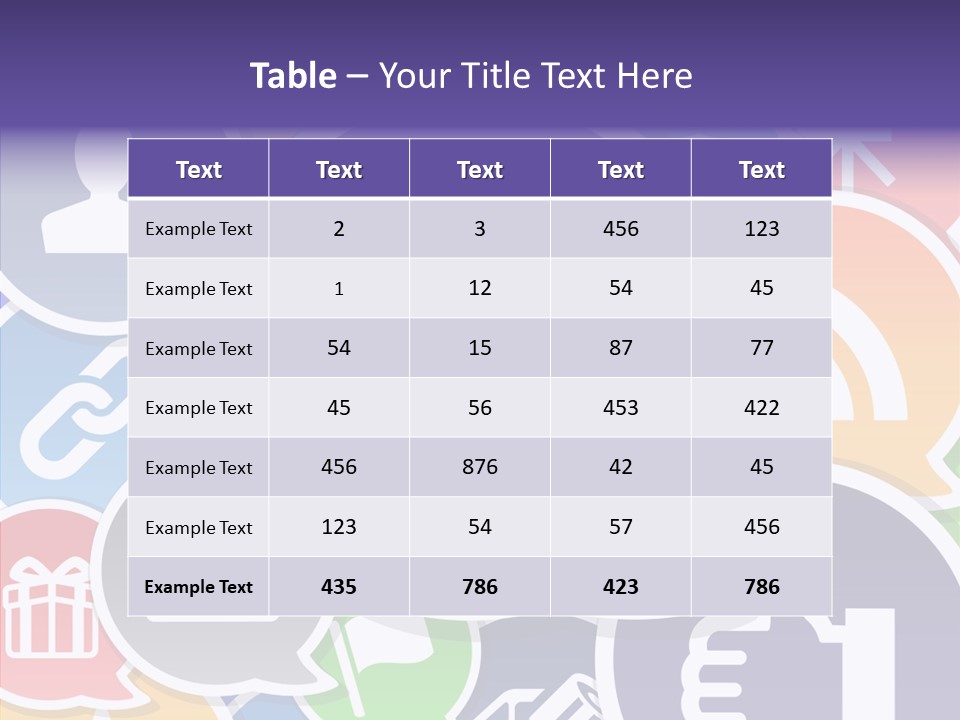 Share Blue Blog PowerPoint Template