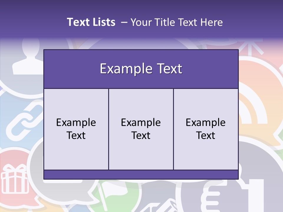 Share Blue Blog PowerPoint Template