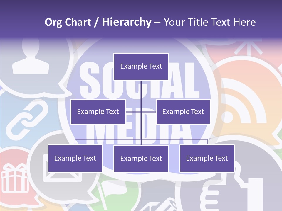 Share Blue Blog PowerPoint Template