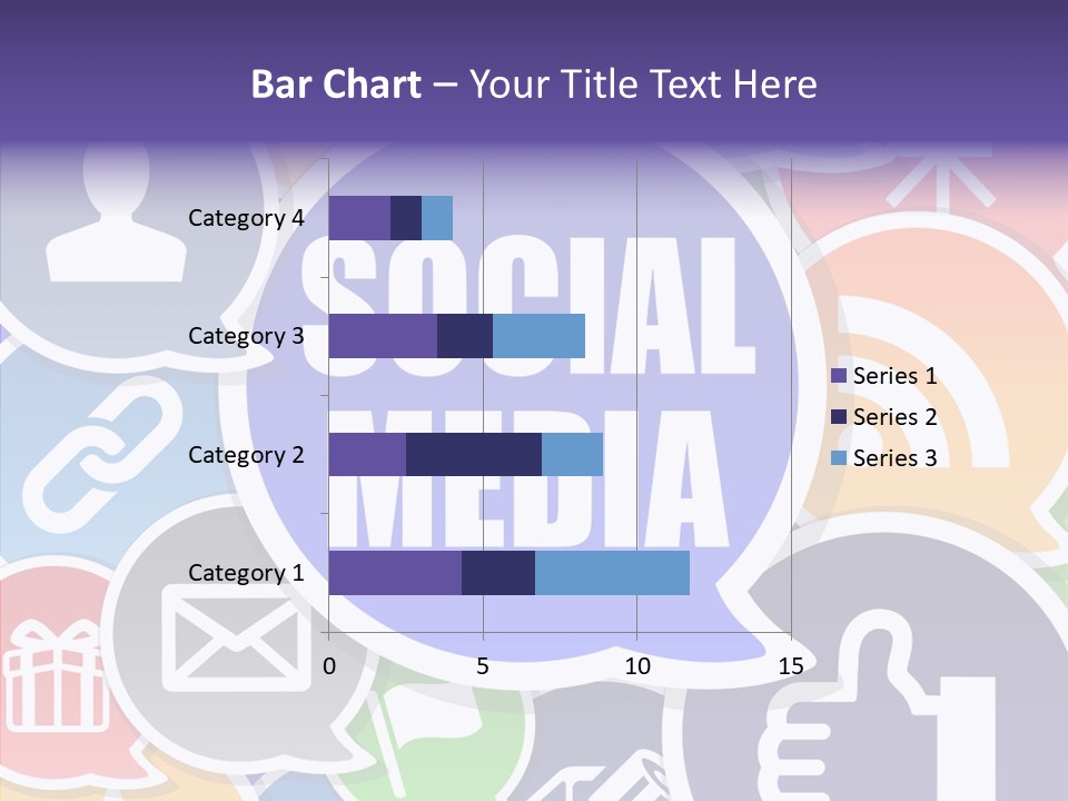 Share Blue Blog PowerPoint Template