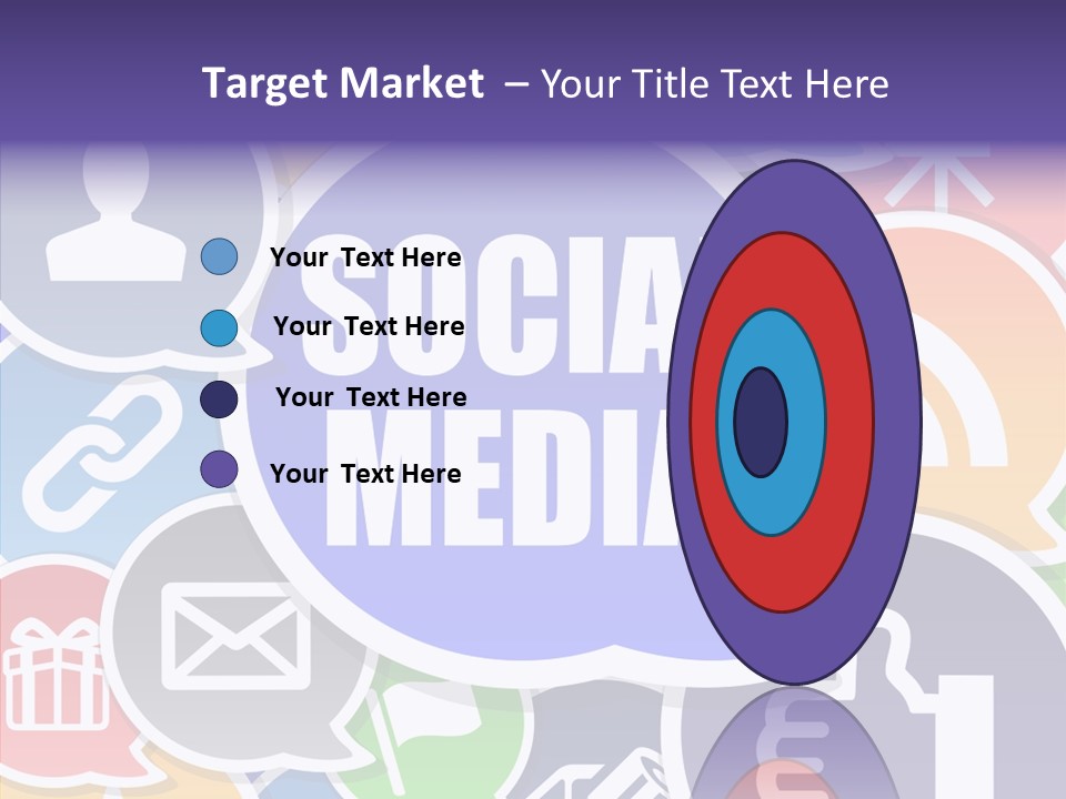 Share Blue Blog PowerPoint Template