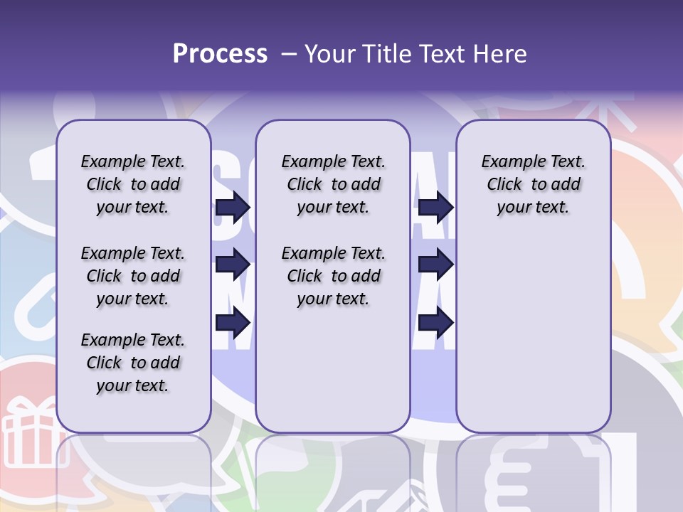 Share Blue Blog PowerPoint Template