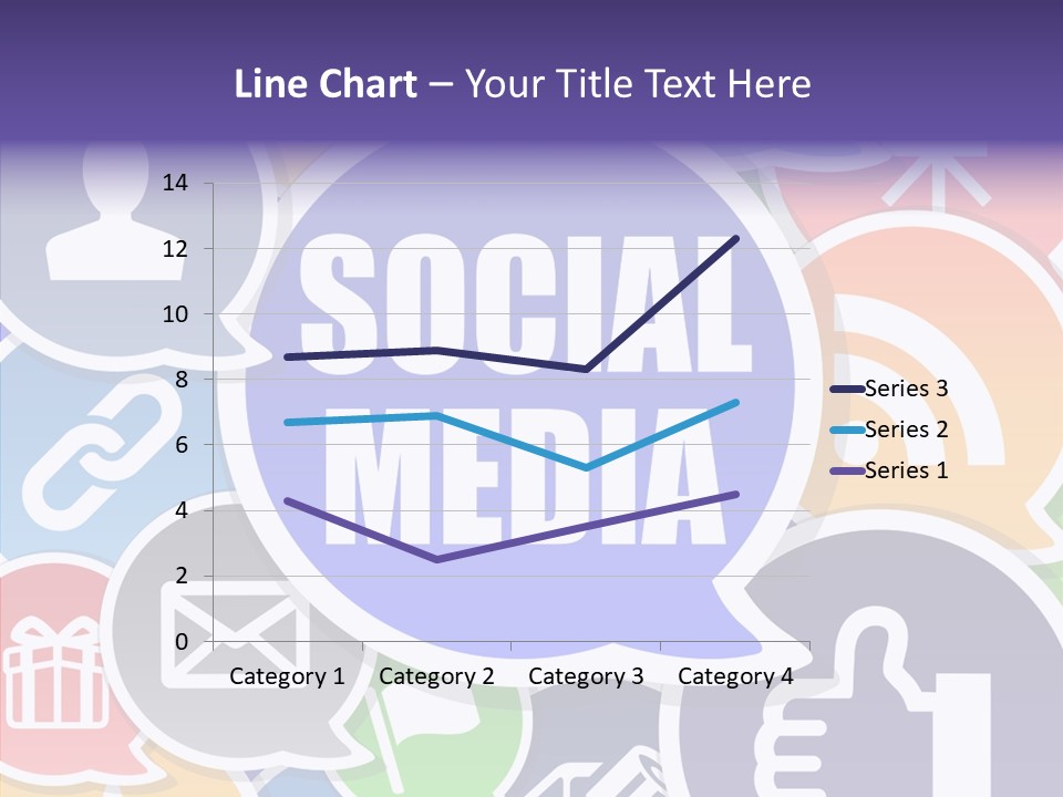 Share Blue Blog PowerPoint Template