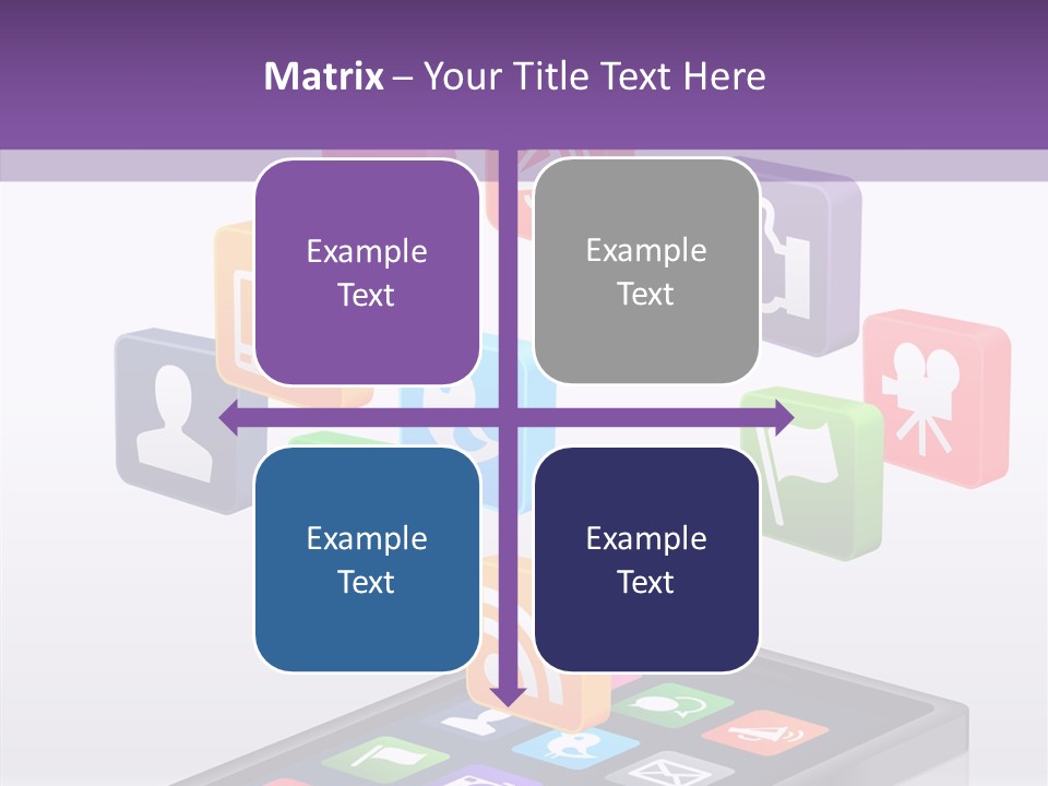 Blue Tweet Network PowerPoint Template