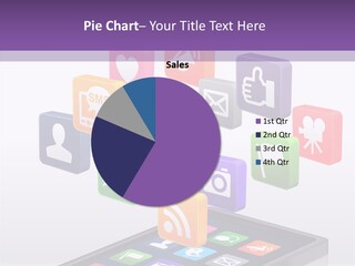 Blue Tweet Network PowerPoint Template