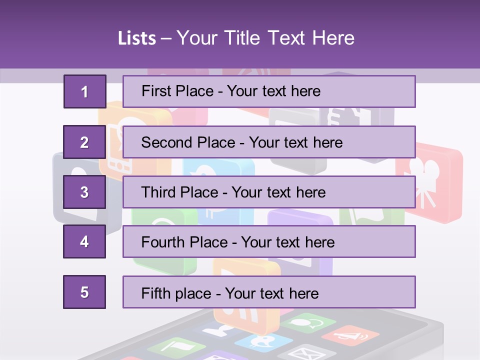 Blue Tweet Network PowerPoint Template
