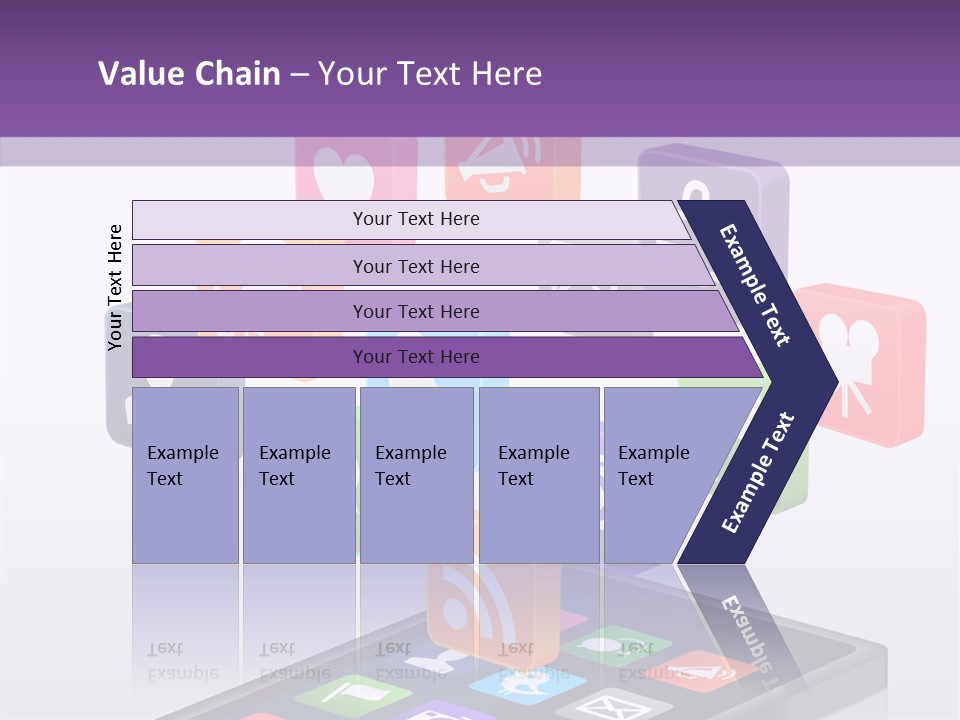 Blue Tweet Network PowerPoint Template