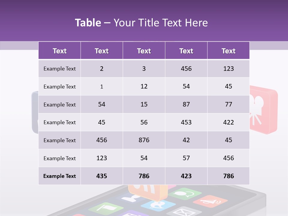 Blue Tweet Network PowerPoint Template